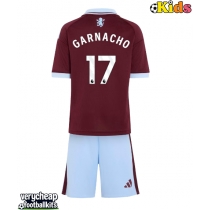 Aston Villa Alejandro Garnacho #17 Replica Home Minikit 2026-27 Short Sleeve (+ pants)